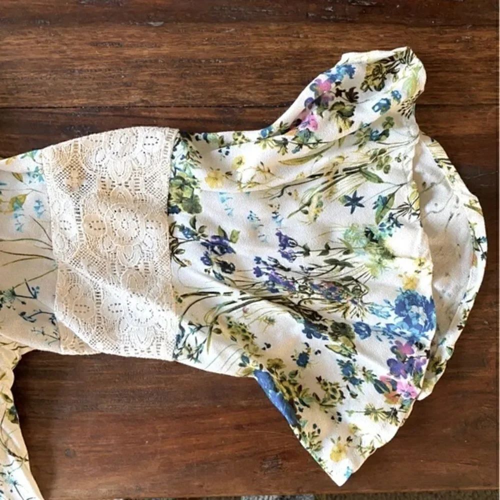 Umgee Floral Spring Swing Mini Dress Size Large. Excellent Condition - Picture 4 of 5